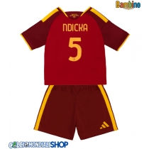 Maglie da calcio AS Roma Evan Ndicka #5 Prima Maglia Bambino 2026-27 Manica Corta + Pantaloni corti)